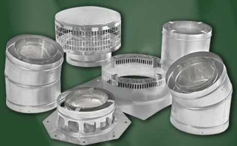 Direct Vent Secure Vent 6DVL Rigid Pipes 6" Inner and 9" Outer Direct Vent Components