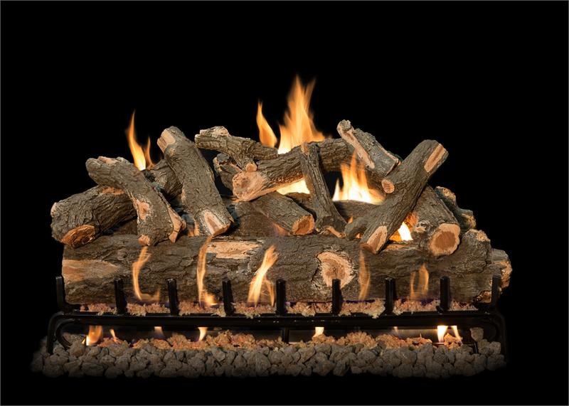 Grand Canyon Arizona Weathered Oak Vented Gas Log Sets with 3 Flame Burner