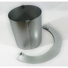 Attic Insulation Shield Direct Vent Rigid 6" x 9" Pipe