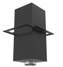 Black Cathedral Ceiling Support