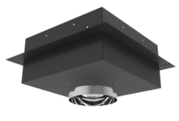 Black Standard Ceiling Support