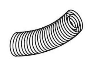 Direct Vent 4.5/7.5 Compress Flex Vent Pipe 12 Feet