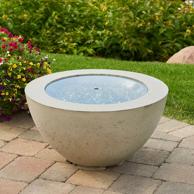 Round Gas Fire Pit Bowl The Cove 29"