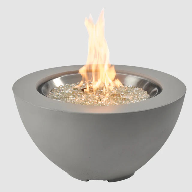 Round Gas Fire Pit Bowl The Cove 29"