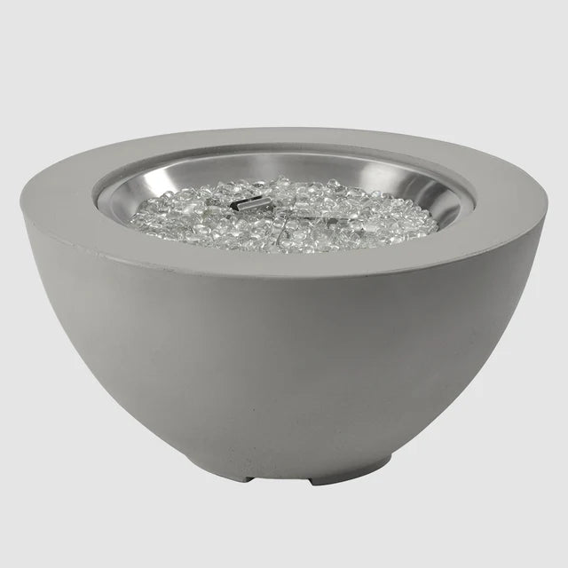 Round Gas Fire Pit Bowl The Cove 29"