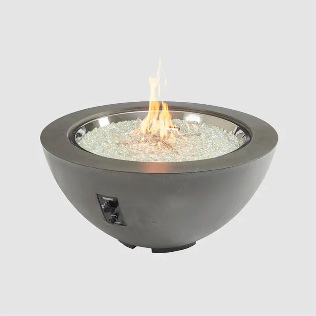 Round Gas Fire Pit Bowl The Cove 29"