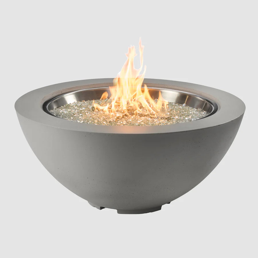 Round Gas Fire Pit Bowl The Cove 42"