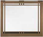 Marquis II Firescreen Fronts for Majestic Direct Vent Fireplaces FSMQ36CH FSMQ36BZ FSMQ36PT, FSMQ42CH FSMQ42BZ FSMQ42PT