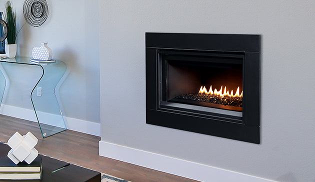 Linear Contemporary Clean Faced Low Profile Design 35" Direct Vent Fireplace DRL2035 F4182 F4895 DRL2000