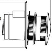 Horizontal High Rise Termination Cap with Standard Base Stainless Steel