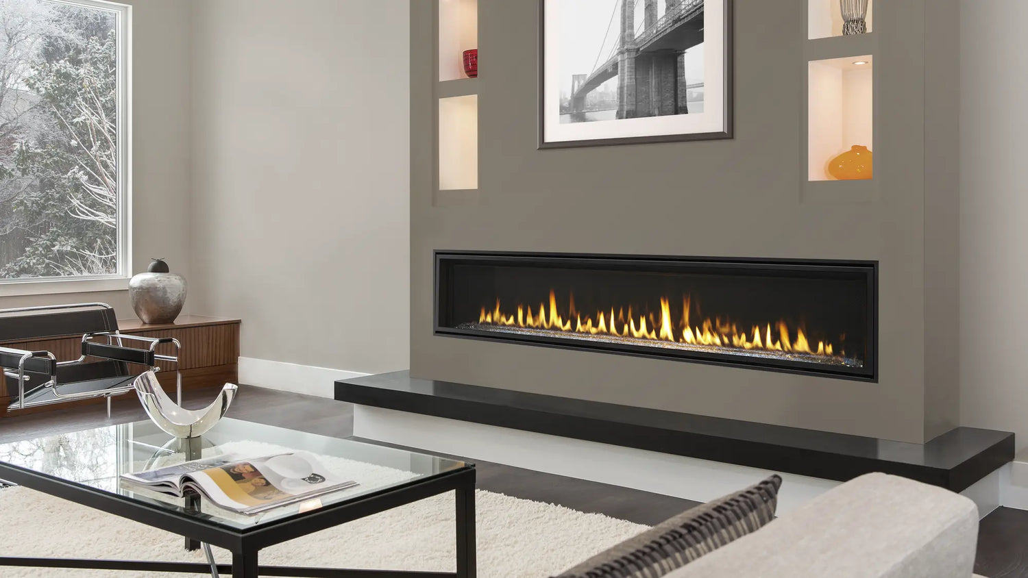 Echelon II Fireplace 72"