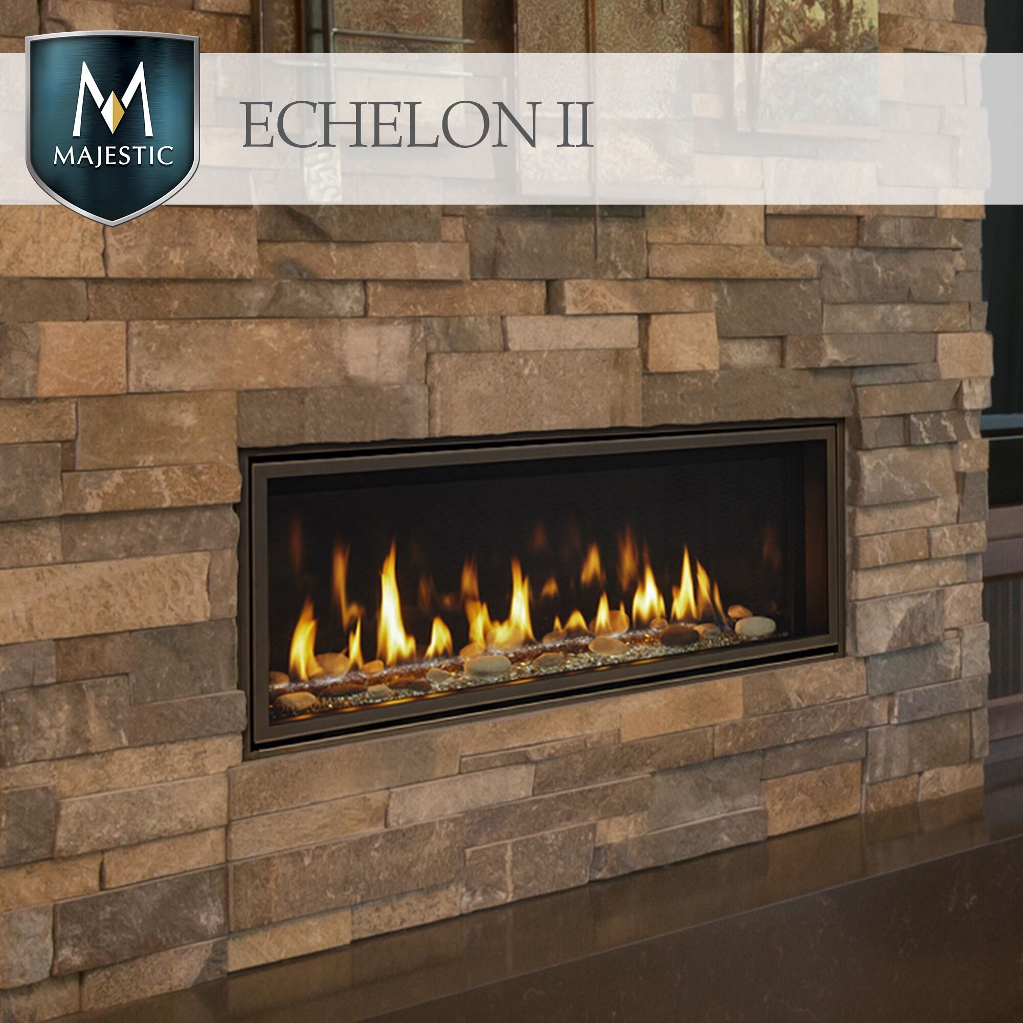 Echelon II 36" Linear Fireplace