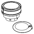 Vertical Termination Cap with Storm Collar