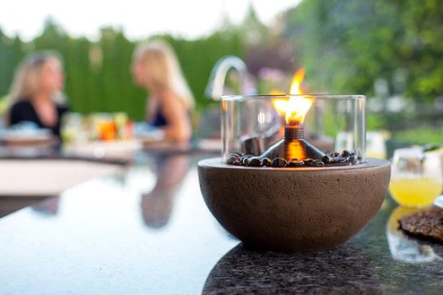 Brushed Copper Table Top Citronella Fire Bowl FB1501M