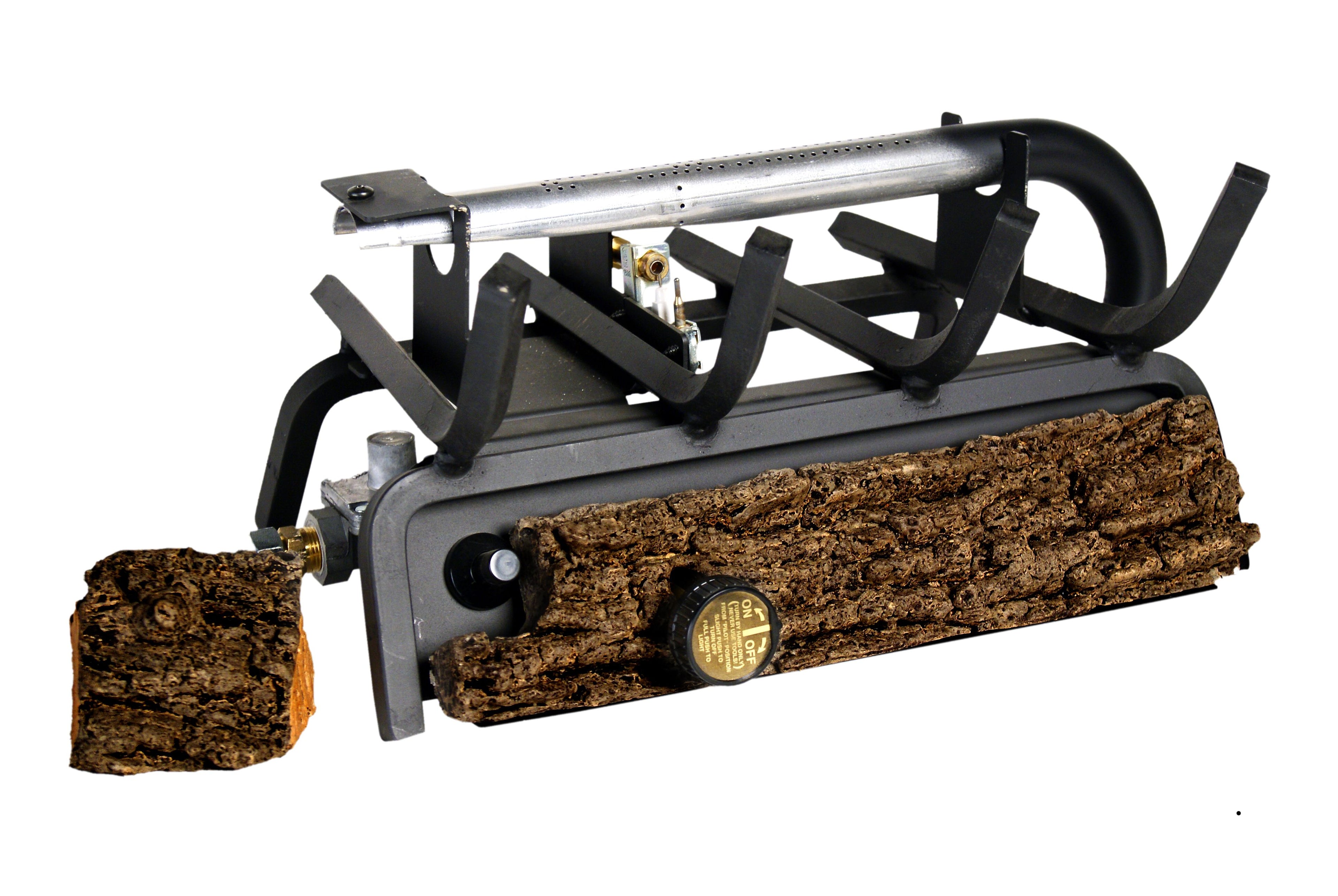 VO8E-24 Valley Oak Real Fyre 24" Vent-Free Gas Log Set with G8E Series Burner by RH Peterson