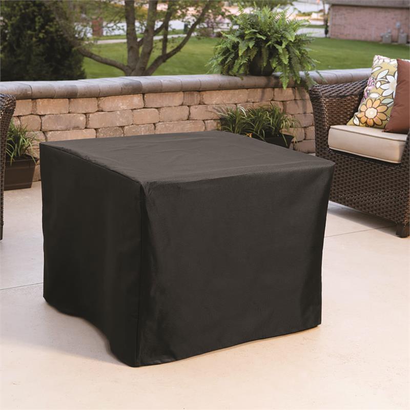 Chesapeake Propane Gas Outdoor Faux Marble Firepit Table GAD15274SP