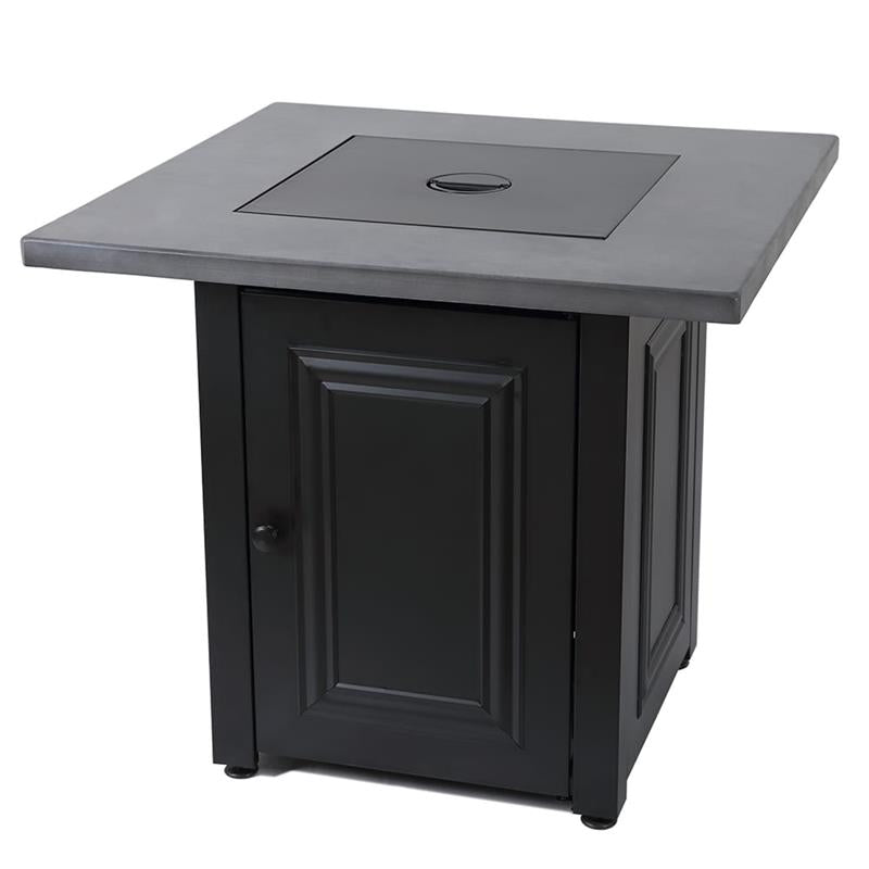 Wakefield Propane Gas UV Printed Faux Concrete Outdoor Firepit Table GAD15410M