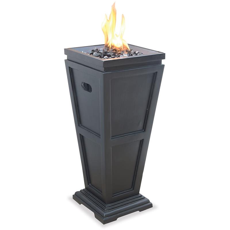 Large Propane Gas Outdoor Slate Fire Column GLT1332SP