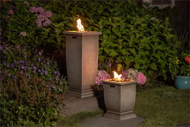 10K BTU Propane Gas Small Outdoor Fire Column GLT1355SP