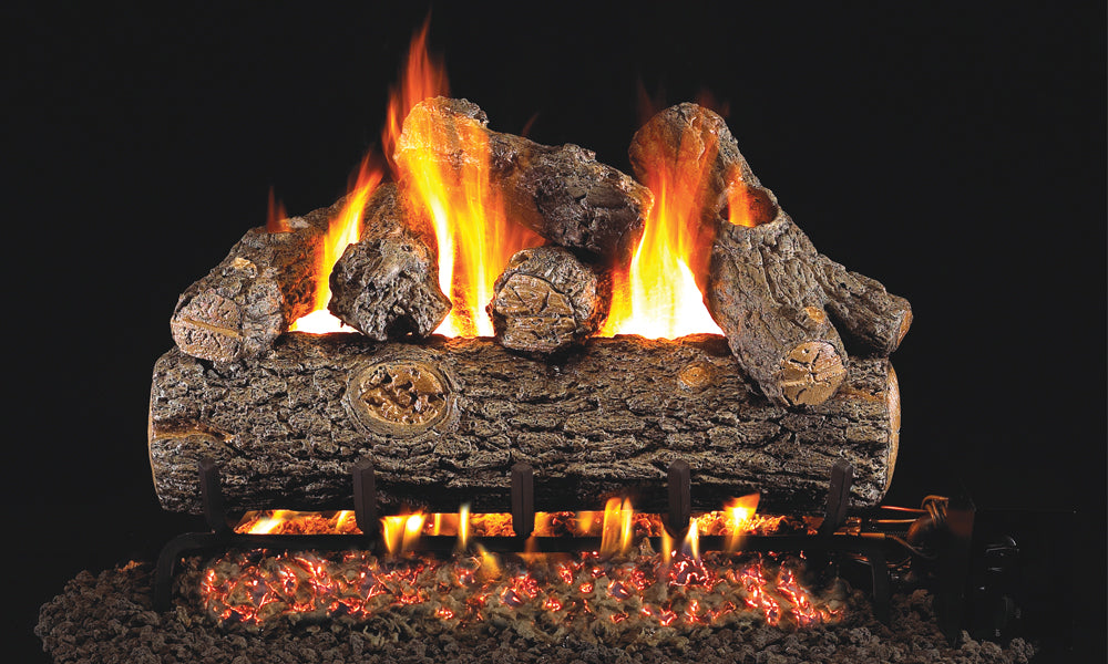 Golden Oak Designer Plus Gas Log Set