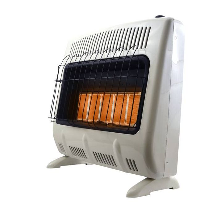 30K BTU Vent Free Gas Wall Space Heater with Blower Fan Thermostat Control Infrared by HeatStar