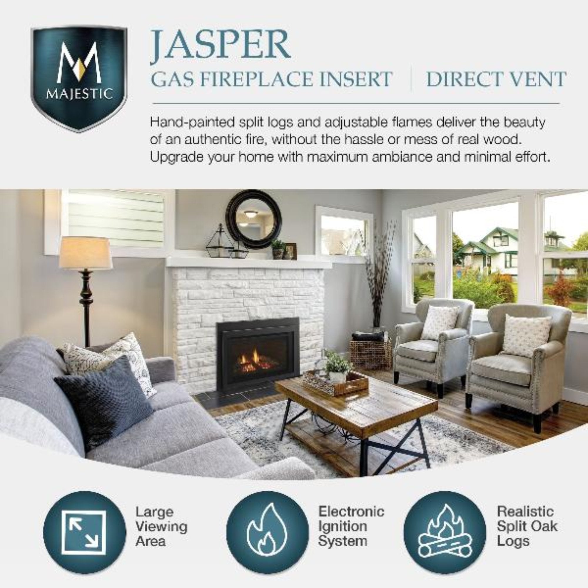 Jasper Gas Fireplace Insert
