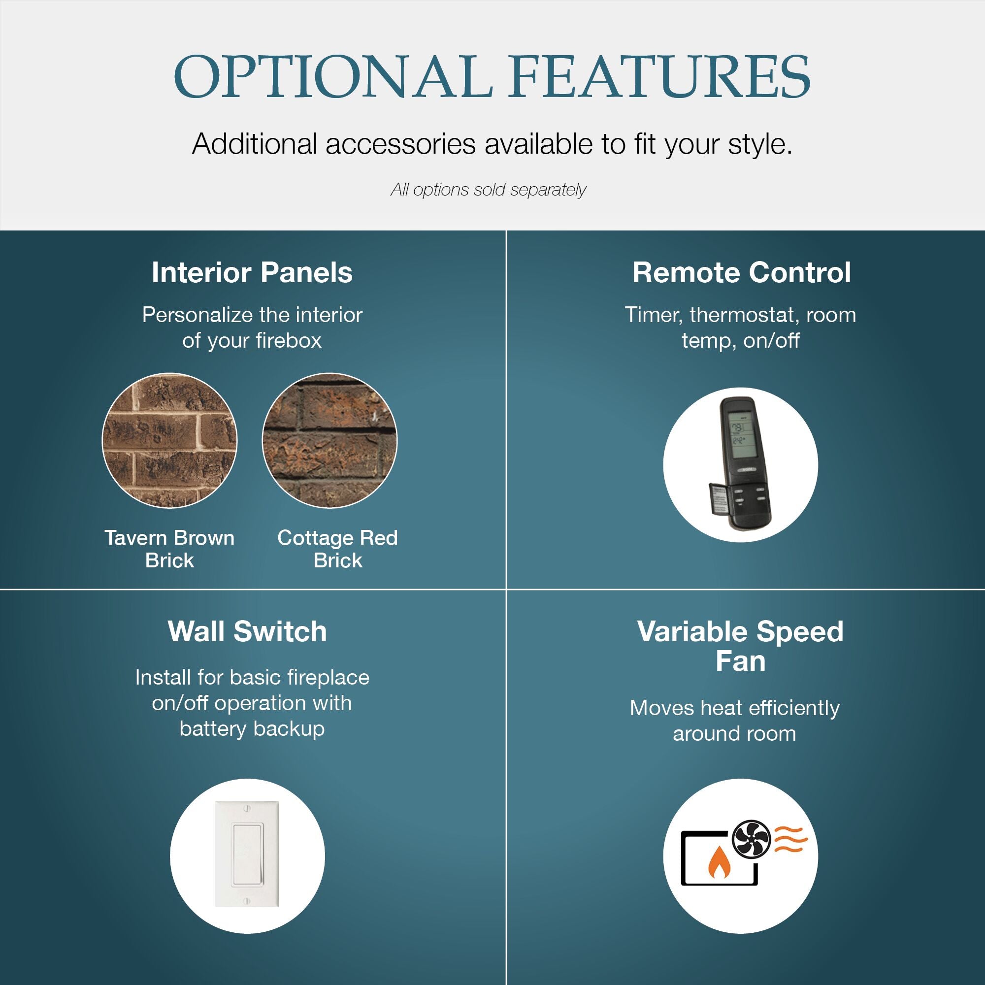 Jasper Option Accessories