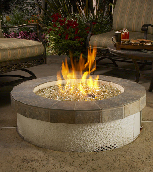 Fire Pit Round Stucco 34" American Fyre Designs FirePit
