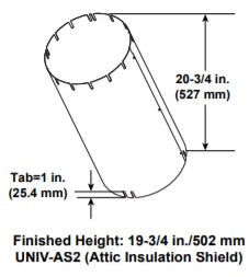Attic Insulation Shield Hearth Home Technologies Direct Vent Pipe