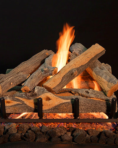 Grand Canyon Arizona Juniper Vented Gas Log Sets with 2 Flame Burner