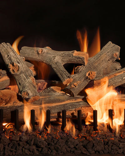 Grand Canyon Arizona Juniper Vented Gas Log Sets with 2 Flame Burner