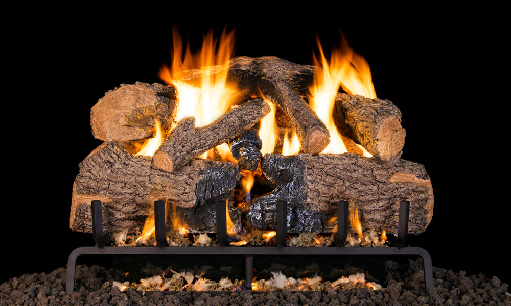 Charred Angel Oak Vented Gas Log Set