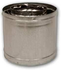 12-8DM 12" Section of Double Wall Wood Burning Pipe 8DM Series
