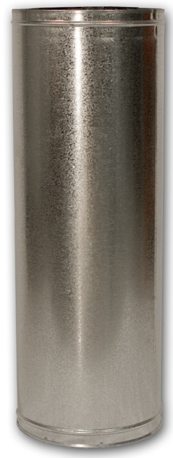 36-8DM Wood Burning 36" Length Section of Double Wall 8DM Series Pipe F0898