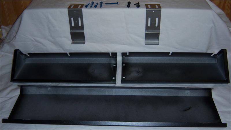 GA6050 Black Fireplace Hood Fireplace Telescoping Hood 28" to 48" F1764