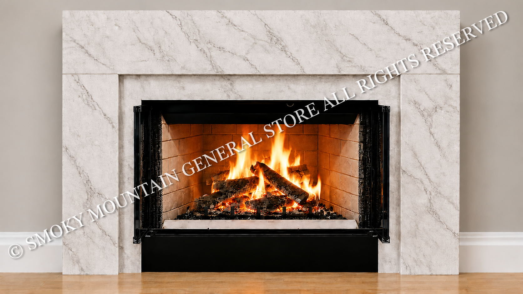 radiant wood burning fireplace the sovereign