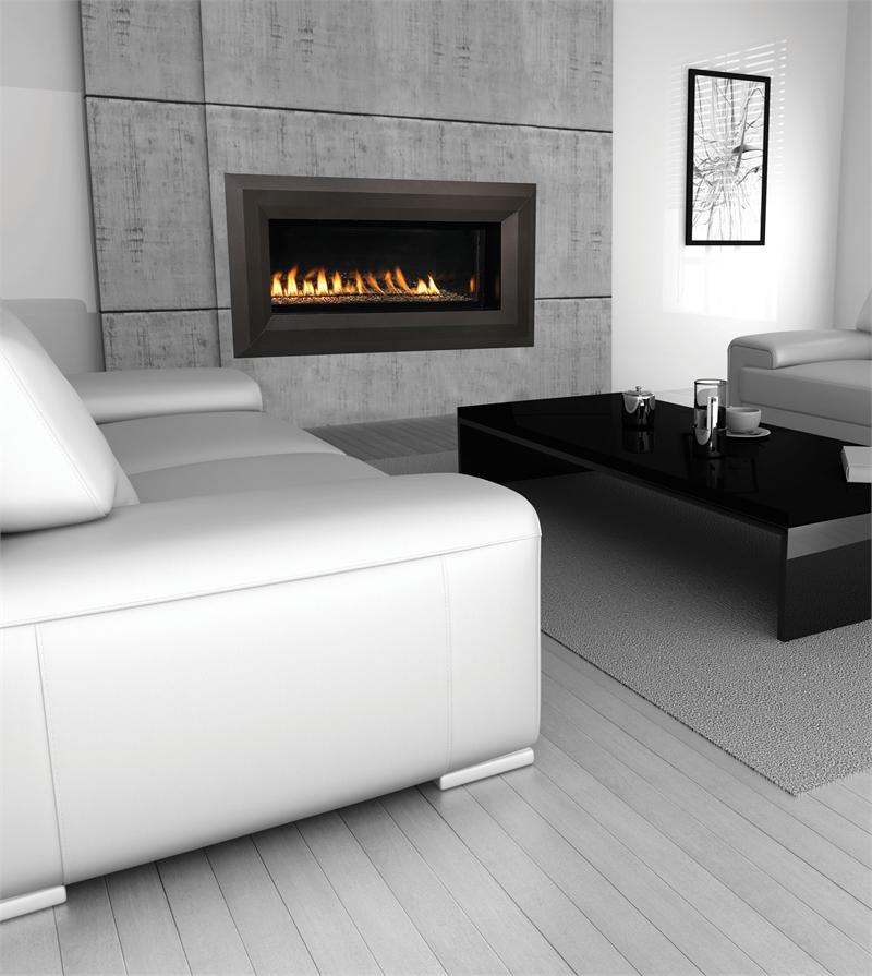 Direct Vent 43" Superior Linear Venice Lights Fireplace DRL4543 IHP FMI VLDV43