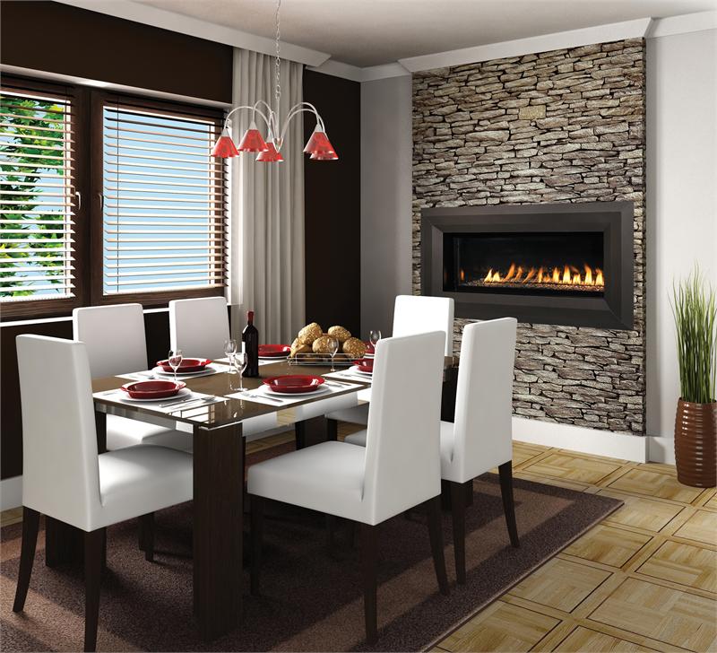 Direct Vent 43" Superior Linear Venice Lights Fireplace DRL4543 IHP FMI VLDV43