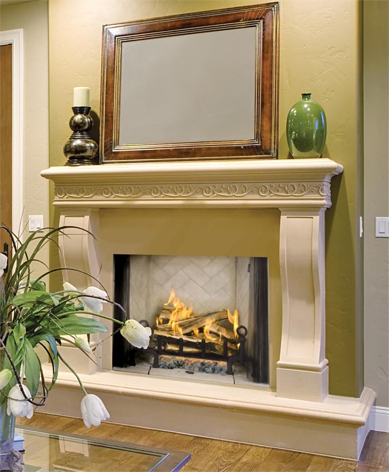 50" Wood Burning Custom Fireplace with 30" Tall Opening WRT4550 F0630 F0631
