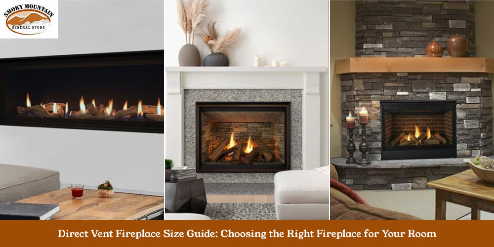 Direct Vent Fireplace Size Guide: Choosing the Right Fireplace for Your Room