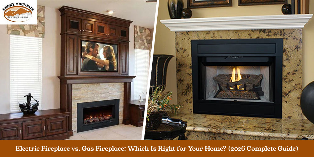 Electric Fireplace vs. Gas Fireplace: Which Is Right for Your Home? (2026 Complete Guide)