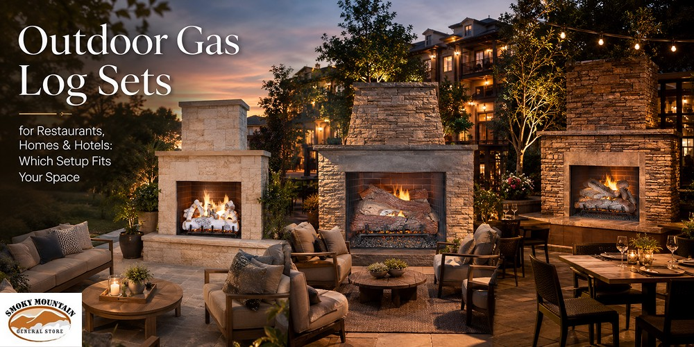 Outdoor Gas Log Sets for Restaurants, Homes & Hotels: Which Setup Fits Your Space?