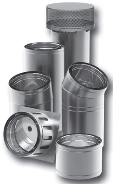 DuraChimney II 8" Diameter Air Cooled Chimney Pipe Sections