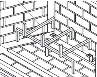 GR18 Wood Burning Grate for SA36C SA36R GR18-MON