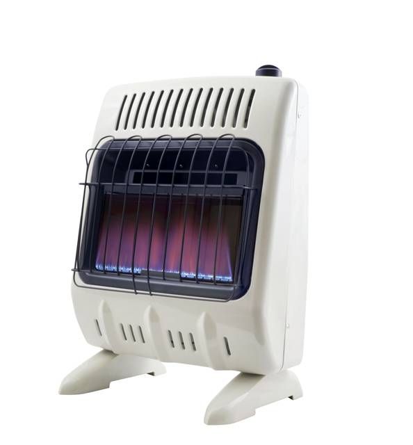Blue Flame Gas Wall Heater 10K BTU Thermostat Control Propane Gas Only