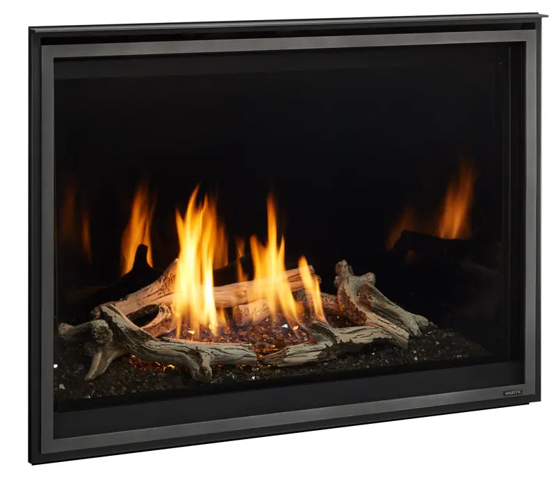 Meridian Modern Series Majestic 42&quot; Direct Vent Gas Fireplace with Intellifire Touch Ignition System