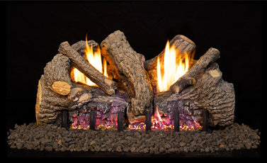 Foothill Oak Vent Free Gas Log Set with G19 Burner