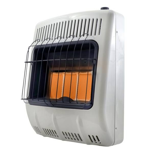 20K BTU Vent Free Natural Gas Wall Space Heater with Blower Fan Thermostat Control Infrared by HeatStar