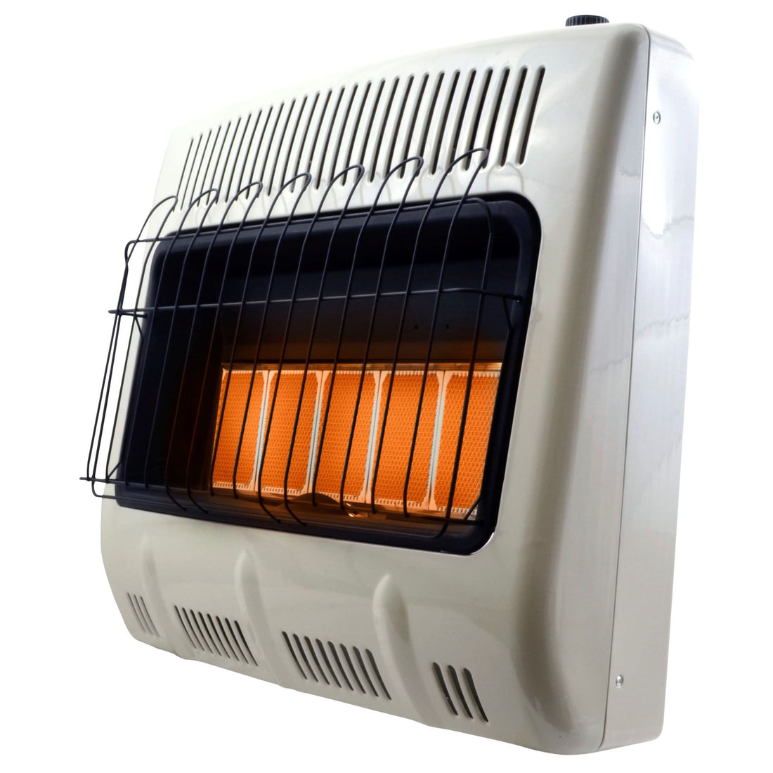 30K BTU Vent Free Gas Wall Space Heater with Blower Fan Thermostat Control Infrared by HeatStar