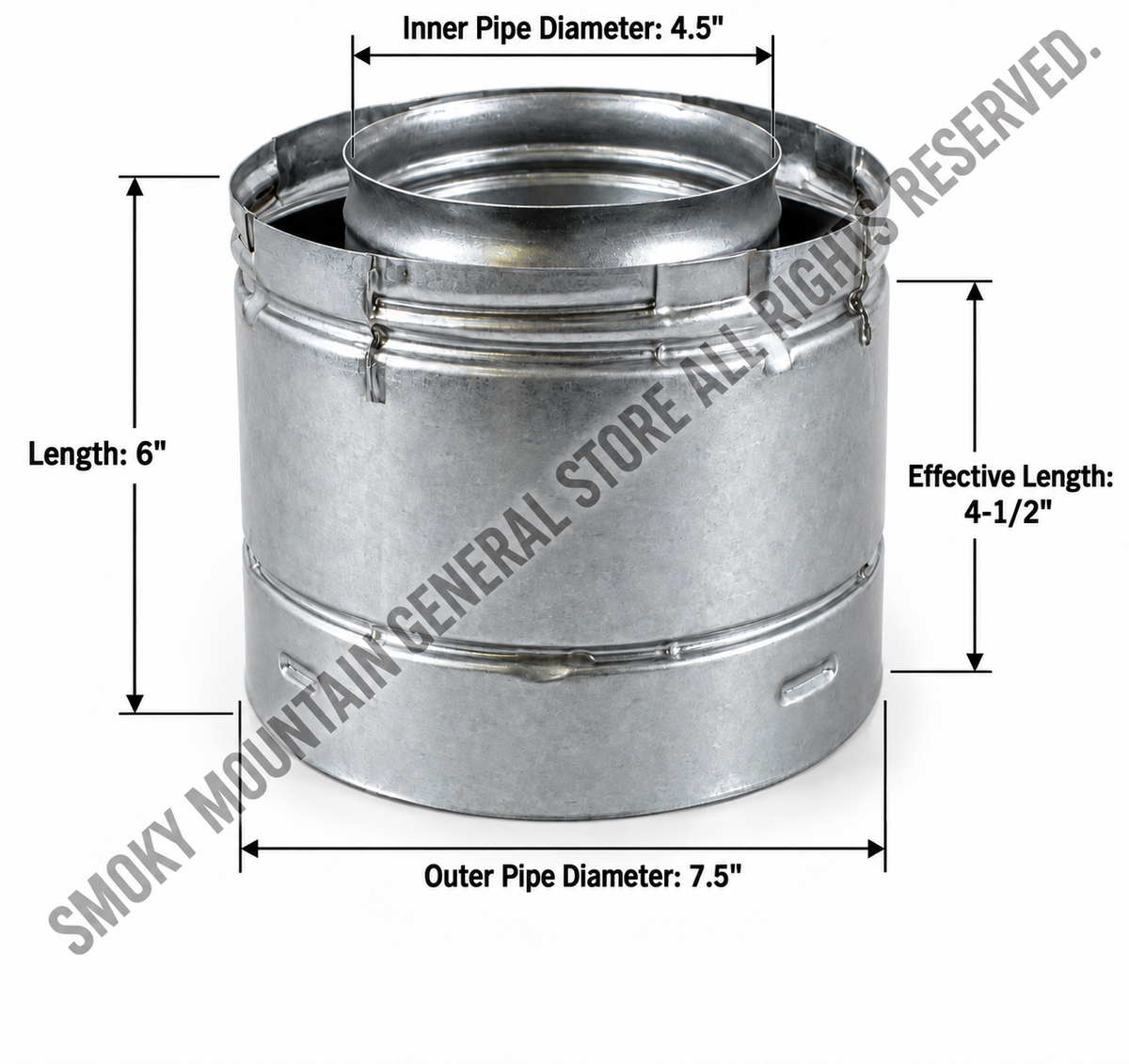 6" Section Of Rigid Pipe
